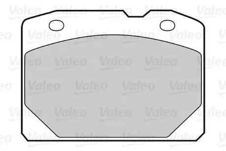 Гальмівні колодки, дискове гальмо (набір) Valeo 301405