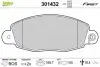 Тормозные колодки дисковые FORD Transit &quot;2,0-2,4 &quot;F &quot;00-06 Valeo 301432 (фото 1)