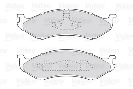 Колодки гальмівні JEEP P. CHEROKEE/GRAND CHEROKEE -99/WRANGLER Valeo 301491