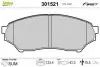 Тормозные колодки MITSUBISHI P. PAJERO PININ 99-07 Valeo 301521 (фото 1)