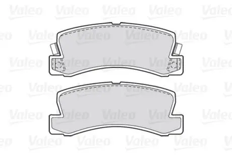 Колодки гальмівні TOYOTA T. CAMRY/CARINA/CELICA 87-01 Valeo 301540