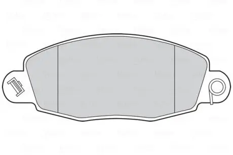 Колодки гальмівні FORD P. TRANSIT 2,0 00-06 Valeo 301547