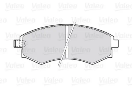 Колодки гальмівні HYUNDAI P. LANTRA 1,6 91- Valeo 301574