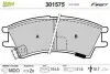 Тормозные колодки HYUNDAI P. ATOS 98- Valeo 301575 (фото 1)