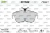 Тормозные колодки дисковые VW Transporter &quot;1,8-2,5 &quot;F &quot;90-03 Valeo 301622 (фото 1)
