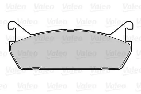 Гальмівні колодки, дискове гальмо (набір) Valeo 301624