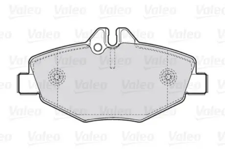 Колодки гальмівні DB P. W211 02-09 Valeo 301638