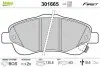 Гальмівні колодки дискові TOYOTA Avensis/Corolla "1,6-2,4 "F "03-09 Valeo 301665 (фото 1)
