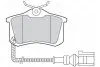 Тормозные колодки SEAT T. CORDOBA/IBIZA 02-09 Z CZUJNIKIEM Valeo 301674 (фото 2)