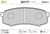 Гальмівні колодки дискові MITSUBISHI/TOYOTA Pajero/LandCruiser/Prado "2,4-4,5 "R "84>> Valeo 301777 (фото 1)