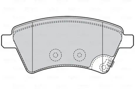 Гальмівні колодки дискові FIAT/SUZUKI Sedici/SX4 "1,6-2,0 "F "06>> Valeo 301804