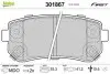 Гальмівні колодки дискові HYUNDAI/KIA i30/ix35/Picanto/Sportage "1,0-2,0 "R "07>> Valeo 301867 (фото 1)