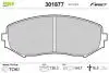 Тормозные колодки дисковые SUZUKI GrandVitara &quot;1,6-1,9 &quot;F &quot;05&gt;&gt; Valeo 301877 (фото 1)