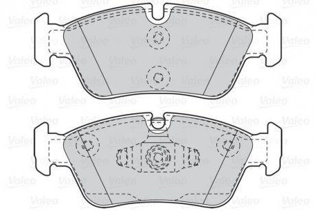 Гальмівні колодки дискові BMW 1(E87)/3(E90,91) "2,0 "F "03-11 Valeo 302050