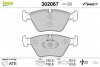 Тормозные колодки дисковые BMW/MG 3(E46)/X3(E83)/Z4(E85,86)/180/190/260 "2,0-4,6 "F "99-11 Valeo 302067 (фото 1)