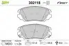 Гальмівні колодки дискові CHEVROLET/OPEL Malibu/InsigniaA "1,4-2,4 "F "12>> Valeo 302118 (фото 1)
