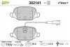 Гальмівні колодки дискові ABARTH/FIAT/LANCIA 500/Panda/Ypsilon/Idea "0,9-1,6 "R "04>> Valeo 302141 (фото 1)