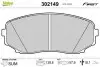 Тормозные колодки дисковые MAZDA CX-7/CX-9 &quot;2,2-3,7 &quot;F &quot;07&gt;&gt; Valeo 302149 (фото 1)