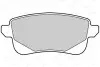 Тормозные колодки дисковые RENAULT Grand Scenic/Scenic &quot;1,2-2,0 &quot;R &quot;09&gt;&gt; Valeo 302232 (фото 1)