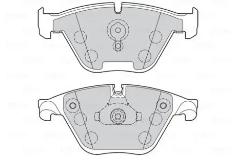 Гальмівні колодки дискові BMW 5/6/7 "F "04-18 Valeo 302273