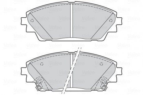Тормозные колодки дисковые MAZDA CX-3/Mazda 3 "1,5-2,0 "F "08>> Valeo 302285