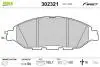 Тормозные колодки дисковые INFINITI/NISSAN Jx/Pathfinder/Murano/QX60 &quot;2,5-3,5 &quot;F &quot;12&gt;&gt; Valeo 302321 (фото 1)
