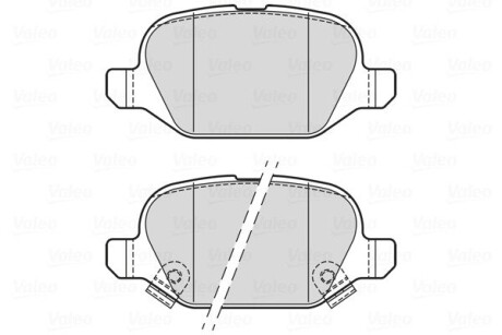 Гальмівні колодки дискові VAG A3/Octavia/Golf "F "12>> Valeo 302338