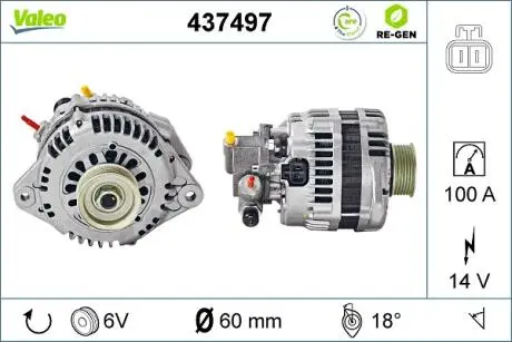 Генератор Valeo 437497