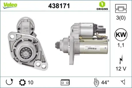 Стартер Valeo 438171