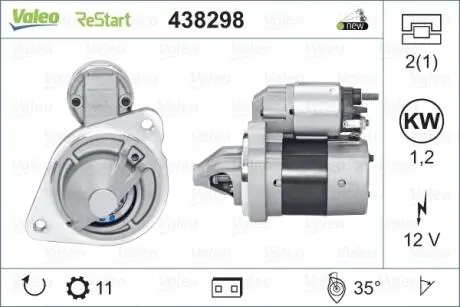 Автозапчасть Valeo 438298