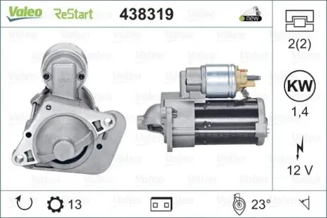 Стартер Valeo 438319