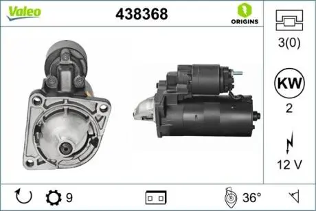 Автозапчасть Valeo 438368