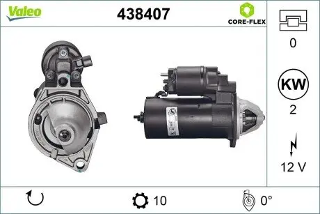 Стартер Valeo 438407