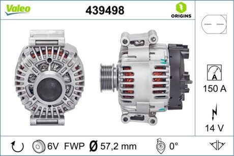 Генератор Valeo 439498