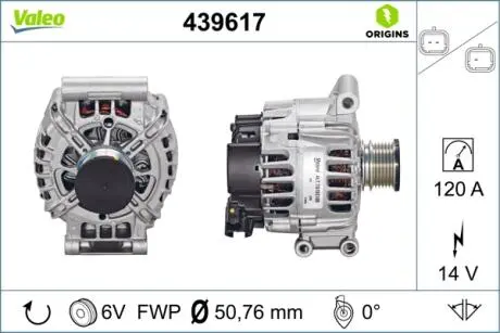 Генератор Valeo 439617
