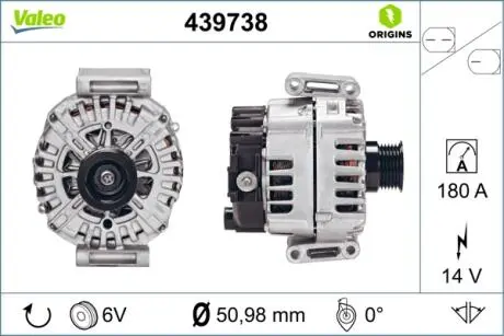 Генератор Valeo 439738