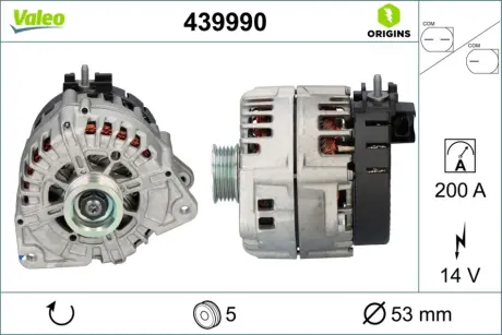Генератор Valeo 439990