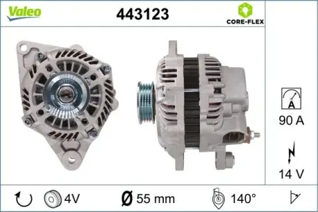 Генератор Valeo 443123