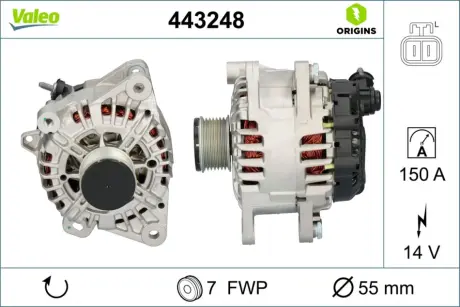 Автозапчасть Valeo 443248