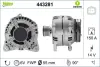 Генератор (14В, 150А, новий) NISSAN CUBE, JUKE, MICRA III, NOTE, NV200, NV200 / EVALIA, QASHQAI I, RENAULT GRAND SCENIC II, MEGANE II, MEGANE II/KOMBI, SCENIC II 1.5D/2.0D 08.03- Valeo 443281 (фото 1)
