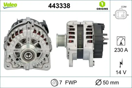 Автозапчасть Valeo 443338
