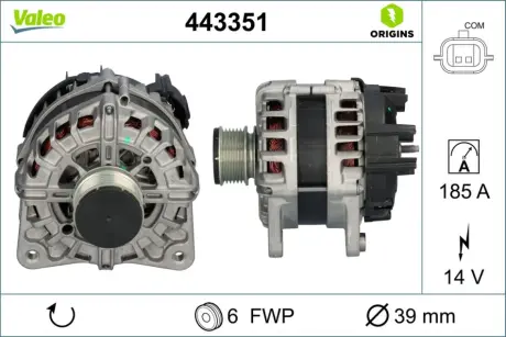 Автозапчасть Valeo 443351