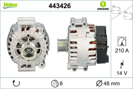 Автозапчасть Valeo 443426