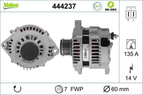 Автозапчасть Valeo 444237