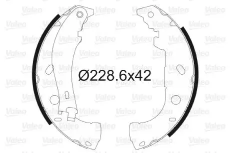 Гальмівні колодки Valeo 562646