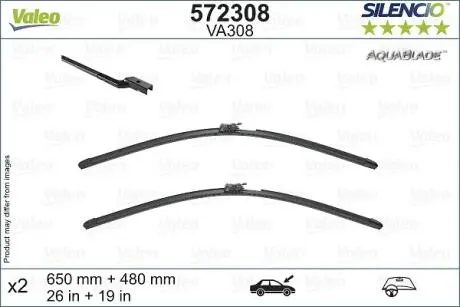 Щітка склоочисника Valeo 572308