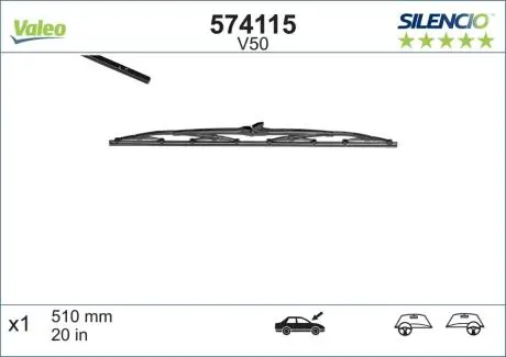 Стеклоочиститель Valeo 574115