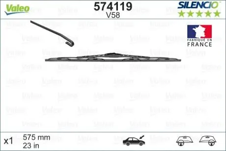 Щітка склоочисника Valeo 574119