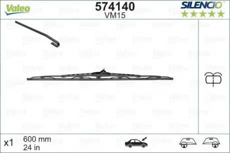 Щетка стеклоочистителя Valeo 574140