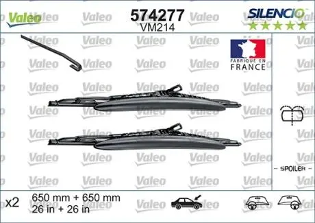 Склоочисник Valeo 574277